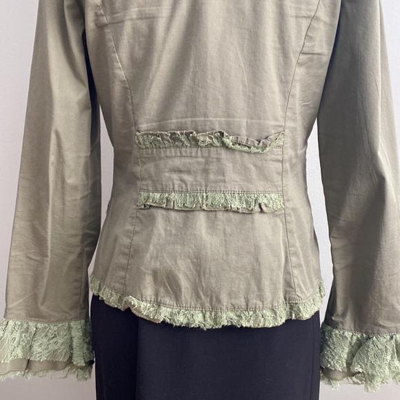 Vintage MOA Fitted Blazer with Funky Lace Detail - Picture 5 of 8